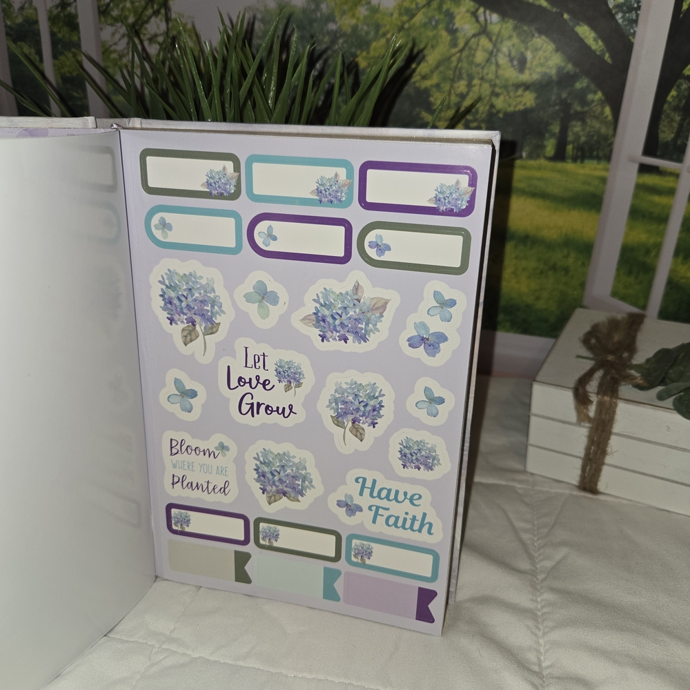 Floral Notebook with Inspirational Quote - Picture 3 of 5
